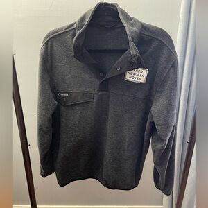 Gray Quarter-Zip Pullover